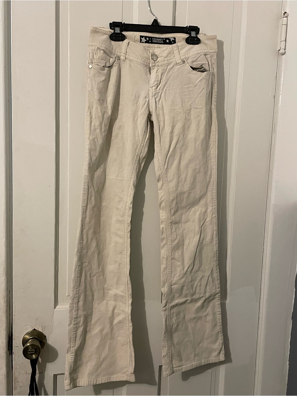 Celebrity Pink Cream High-Waist Jeans